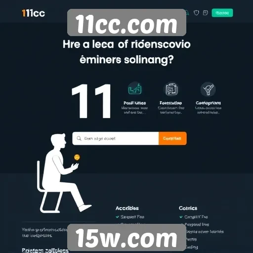 Acessibilidade e usabilidade do 11cc.com para novos usuários